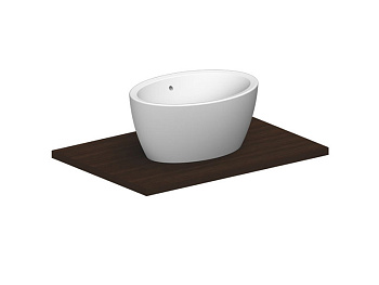 Раковина из санфаянса Scarabeo Matty 8056 64х46 накладная цвет белый