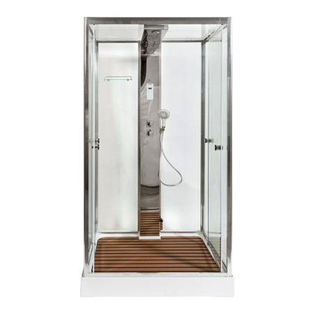 Душевая кабина AvaCan Z122STEAM 120х90 прямоугольная с крышей ориентация универсальная