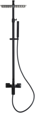 Душевая стойка Allen Brau Infinity 5.21012-31 настенная цвет черный Душевая стойка Allen Brau Infinity 5.21012-31 настенная цвет черный