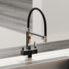 Смеситель для кухни Sancos Moro SC4006CH на мойку хром/черный
