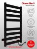Полотенцесушитель Indigo Oktava Slim 5 LСLOKS5E80-40BRRt 43х80 электрический черный муар
