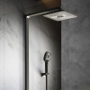 Душевая стойка Vincea Inspire VSFS-3I13TMB настенная цвет черный матовый с термостатом