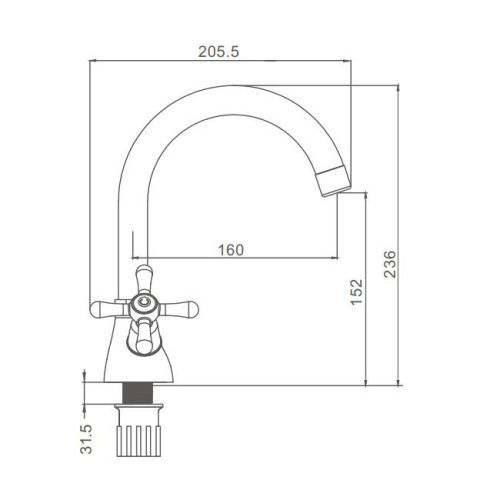 Смеситель ProHanss P10.13 на раковину хром - фото 3