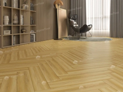 SPC ламинат Alpine Floor Parquet Light ECO 13-28 MC Дуб Поллукс толщина 0.4 см 43 класс 600х125 - фото 5