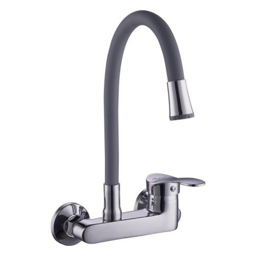 Смеситель для кухни Plstart PD46001-12 настенный хром/серый - фото 2