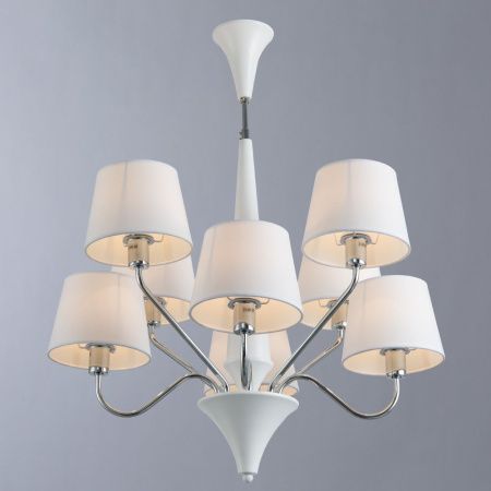 Люстра на штанге Arte Lamp Gracia (Грациа) A1528LM-8WH