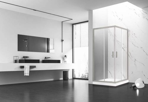 Душевой уголок Veconi Rovigo RV83-12080-01-C5 120х80 стекло прозрачное профиль никель брашированный без поддона - фото 2