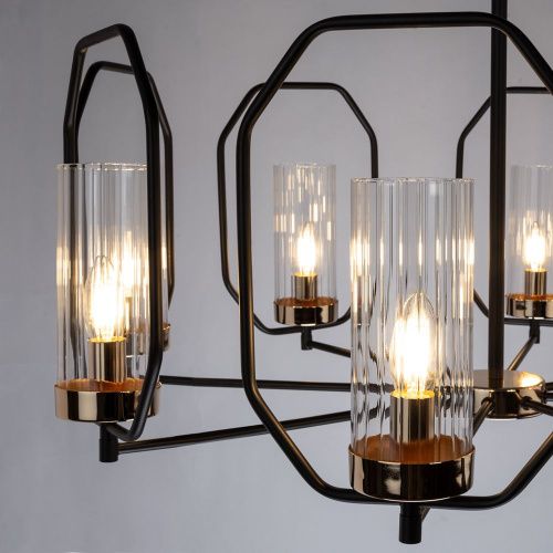 Люстра потолочная Arte Lamp Celaeno (Целаено) A7004PL-8BK - фото 3