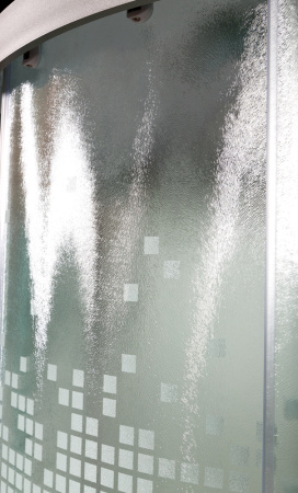 Душевая кабина AvaCan L910EL 100х100 четверть круга с крышей ориентация универсальная