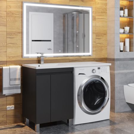 Тумба с раковиной Uperwood Magenta 51930205158 120х50 цвет черный