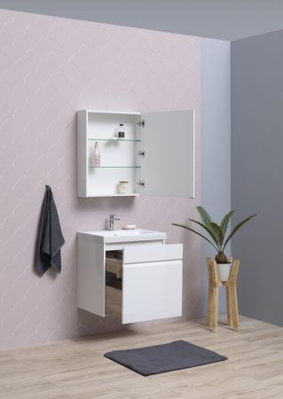 Зеркало-шкаф Aquanet Палермо 00203939 60х80 подвесной цвет белый