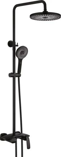 Душевая стойка Rose R1136H настенная цвет черный - фото 2