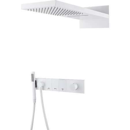 Душевая система Boheme Zodiac 132-MW встраиваемая цвет белый матовый