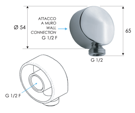 Шланговое подключение Remer 309LBG