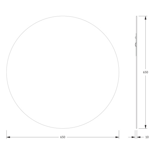 Зеркало в ванную Evoform Primary BY 0042 65х65 - фото 2