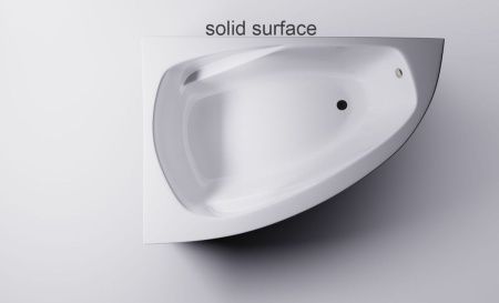 Ванна из искусственного камня Astra-Form Тиора 01010084 155х105 угловая асимметричная с ножками