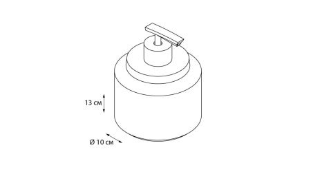 Диспенсер жидкого мыла Fixsen Coin FX-250-1