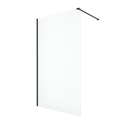 Душевая перегородка New Trendy NEW MODUS Black EXK-5541 130х200 стекло прозрачное профиль черный