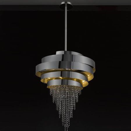 Люстра на штанге Delight Collection 68044 black chrome