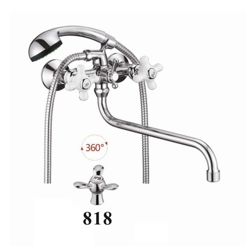 Смеситель для ванны D-Lin D145818 настенный хром - фото 2