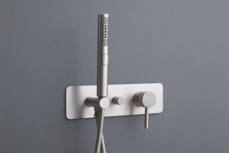 Смеситель для ванны с душем Allen Brau Priority 5.31009-BN встраиваемый в стену никель