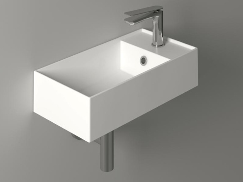 Раковина Simas 50 см AG 50 bia/1 hole подвесная цвет белый - фото 2
