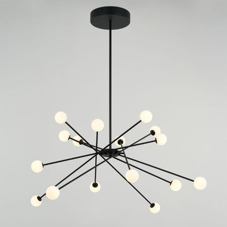 Люстра на штанге Delight Collection MD19001025-16A black