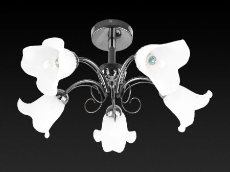 Люстра потолочная Toplight Magdalene Chrome (Магдалене Цхроме) TL3490X-05BC