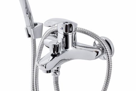 Смеситель для ванны и душа FAUZT FZs-840-115 настенный хром