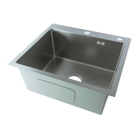 Кухонная мойка Fmark FSC5050L 50х50 цвет серый поверхность матовая