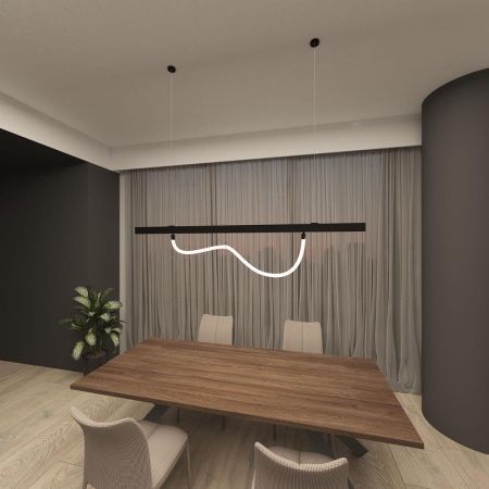 Фиксатор для трекового светильника Denkirs Smart Ray (Смарт Раы) DK8064-BK