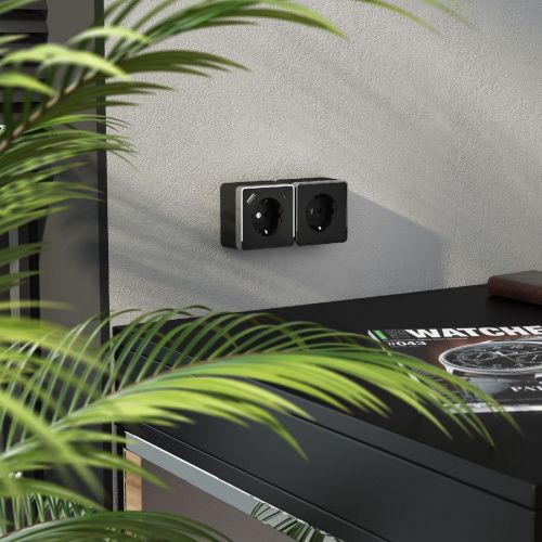 Розетка с заземлением, шторками и USB тип A+C Werkel Gallant (Галлант) 4690389179655 - фото 2