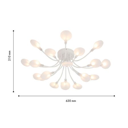 Люстра потолочная Favourite Skein (Скеин) 4198-20C