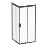 Душевой уголок Am.Pm Gem W90G-403-090BT 90х90 стекло прозрачное профиль черный матовый без поддона