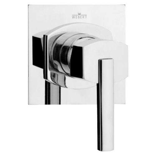 Смеситель для ванны и душа Webert Azeta AZ880101015 настенный хром - фото 2