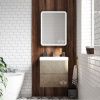 Зеркало-шкаф Art&Max PLATINO AM-Pla-600-800-1D-R-DS-F 60х80 подвесной цвет белый