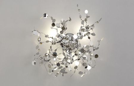 Светильник настенный Crystal Lux Garden (Гарден) GARDEN AP-PL3 D400 CHROME