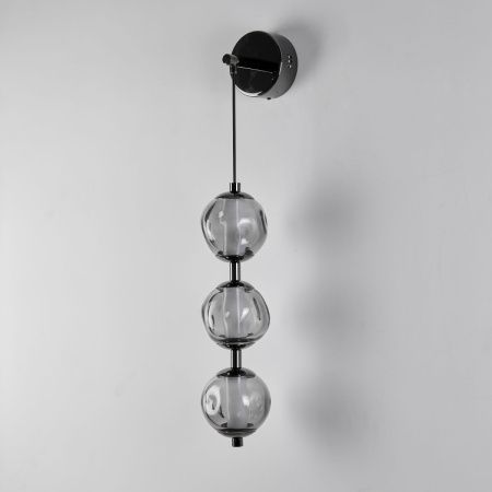Бра Delight Collection OB2437 pearl black/smoke