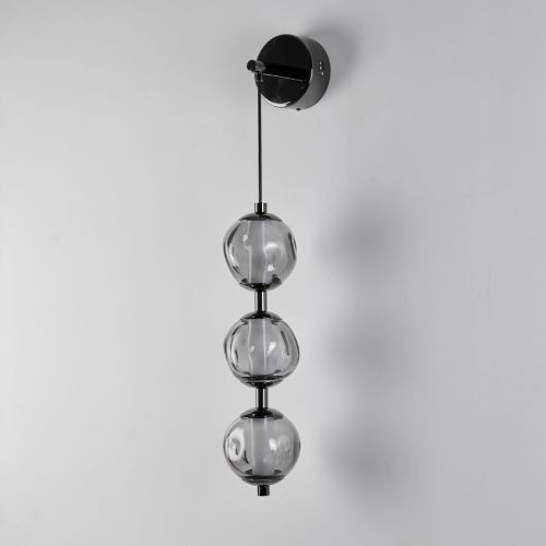 Бра Delight Collection OB2437 pearl black/smoke - фото 3