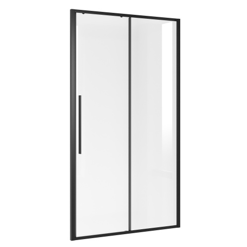 Душевая дверь Niagara Nova NG-84-13AB 130х195 стекло прозрачное профиль черный матовый - фото 2