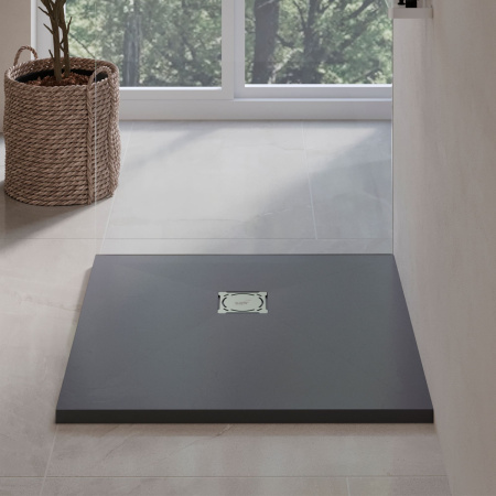 Душевой поддон из искусственного камня RGW Stone Tray (Стоун Трей) 16152075-02 75х75 серый без ножек