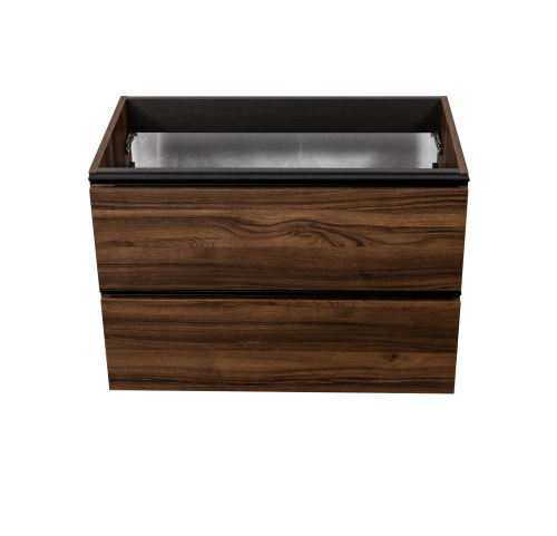 Тумба под раковину Visobath Granada 76579/87602 80х45х55 подвесная цвет орех - фото 3