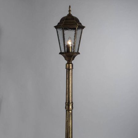 Садово-парковый светильник Arte Lamp Genova (Генова) A1207PA-1BN