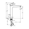 Смеситель Hansgrohe Talis E 71716990 на раковину золото