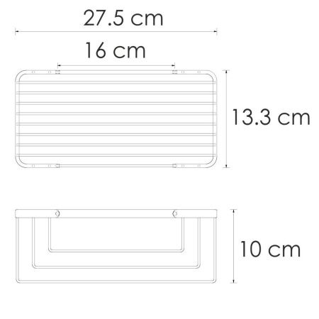Полка в ванную комнату WasserKRAFT 711GM