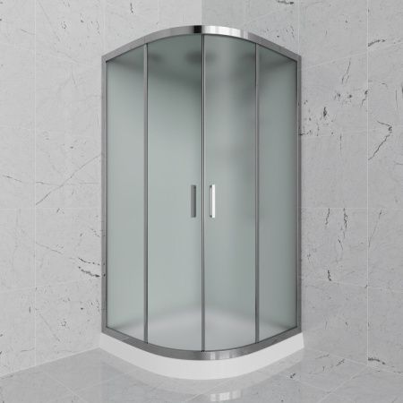 Душевая кабина Frank 200777 80х80 четверть круга с крышей ориентация универсальная