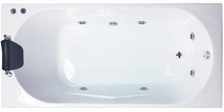 Ванна акриловая Royal Bath TUDOR RB407700ST 150х70 пристенная прямоугольная с каркасом