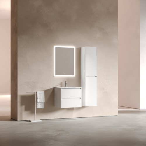 Тумба под раковину Sancos Libra LB60W 59х45х50 подвесная цвет белый - фото 3