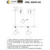 Люстра подвесная Omnilux NEMBRO (НЕМБРО) OML-59503-04
