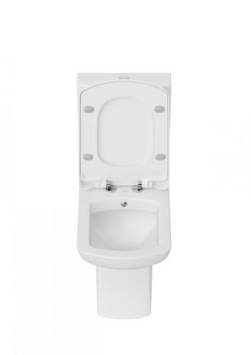 Чаша унитаза напольная Creavit Lara LR310-00CB00E-0000 цвет белый без бачка без сиденья душевой смыв - фото 3